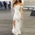 Import Wholesale Formal Evening Gown Women White Lace Evening Dress Long from China
