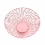 Wholesale Fruit Basket Metal Fruit Bowl Bread Baskets Fruit Holder kitchen Storage Baskets Stand