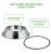Import Wholesale Gift Set Custom Large Size ECO Friendly Spill Proof Stainless Steel Dog Cat Slow Feeder Pet Water Bowl from China