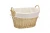 Import Wholesale Hand Craft Natural Willow Laundry Basket with Washable Liner from China