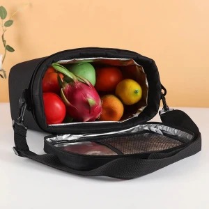 Wholesale hand luggage shoulder travel foldable vertical foldable  delivery cooler bag on sale