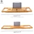 Import Wholesale handcrafted bathtub bamboo bathtub caddy tray from China
