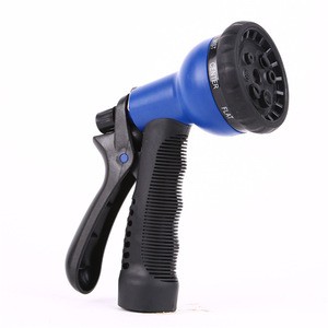 Wholesale high pressure variable spray patterns garden hose nozzle, expandable plastic spray hose, soft grip garden water guns