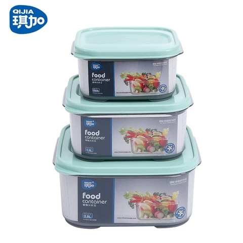 Wholesale high quality storage container food grade plastic fresh food container reusable lunch box