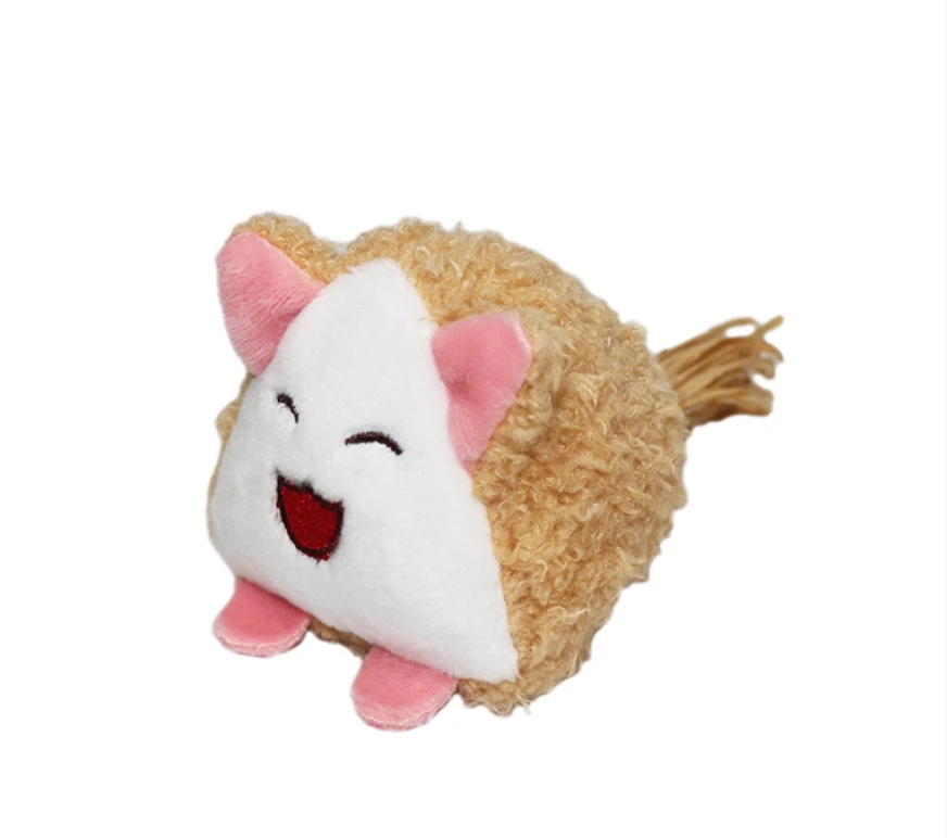 Wholesale Japanese Cat Toy Cute Plush Mixed Styles Colors Funny Cat Teaser Squeaky Toy with Rope Pet Toy
