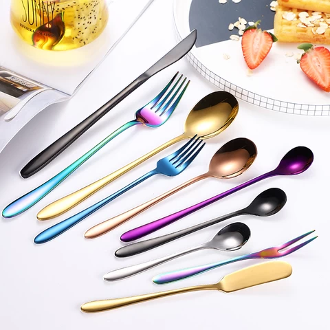 Wholesale Knife Fork Spoon Silverware Flatware Stainless Steel Cutlery Set