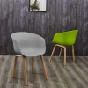 wholesale living room furniture danish ergonomico modern new design plastic arm chair