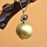 wholesale long chain vintage pocket watch pendant necklace