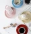 Import Wholesale new design home goods tea cup colorful coffee ceramic cup set with saucer from China