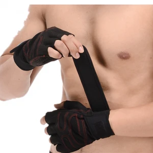 Wholesale Outdoor Sports Unisex Breathable Non-Slip Fitness Cycling Gloves