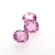 Import Wholesale pink round zircon flat back rose cut cubic zirconia price per carat from China