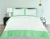 Import Wholesale Plain White Polyester Embroidery Bedspreads Home Hotel Use Microfiber Quilt Set for Bed SNEMB004 from China