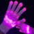 Import Wholesale Rave Light Flashing Finger Lighting Glow Mittens LED Glow Gloves for halloween from China