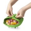 wholesale silicone egg steamer vegetable steamer basket pot useful flexible silicone steamer