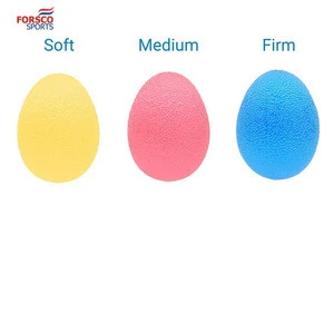 wholesale TPR egg massage stress shaped ball fitness accessories