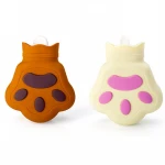 Wholesale Universal Bear Foot Shaped Silicone Ice bag Animal Silicone Hand Warmer
