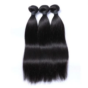 Wholesale unprocessed raw virgin cuticle aligned human hair weaving from india