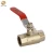 Import Wholesale water meter gas lever handle full port brass male thread ball valve from China