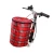 Import wholesale Waterproof canvas bicycle basket with cover basket bike from China