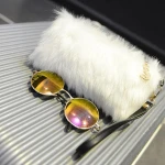 Winter Faux Fur Ladies Coin Purse Clutch Bag Mini Evening Bags