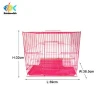 wire bird cage galvanized metal wire mesh pigeon cage pink color powder coated wrought galvanized metal wire mesh pigeon cage