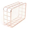 Wire Mesh Makeup Basket Organizer Home Wire Storage Basket for Kitchen Cabinets Pantry Office Bathroom Bedroom Shelves