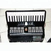 With Aluminum Case and Straps Parrot 37 Keys 80 Bass Piano Accordion