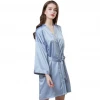 Womens Silk Satin Pajamas sleeved ice silk bathrobe for homewear Suit Female Sleep Set Loungewear Plus Size Spring Nightwear
