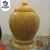 Import Wood Vein Yellow Dragon Jade Funeral Supplies Urn from China