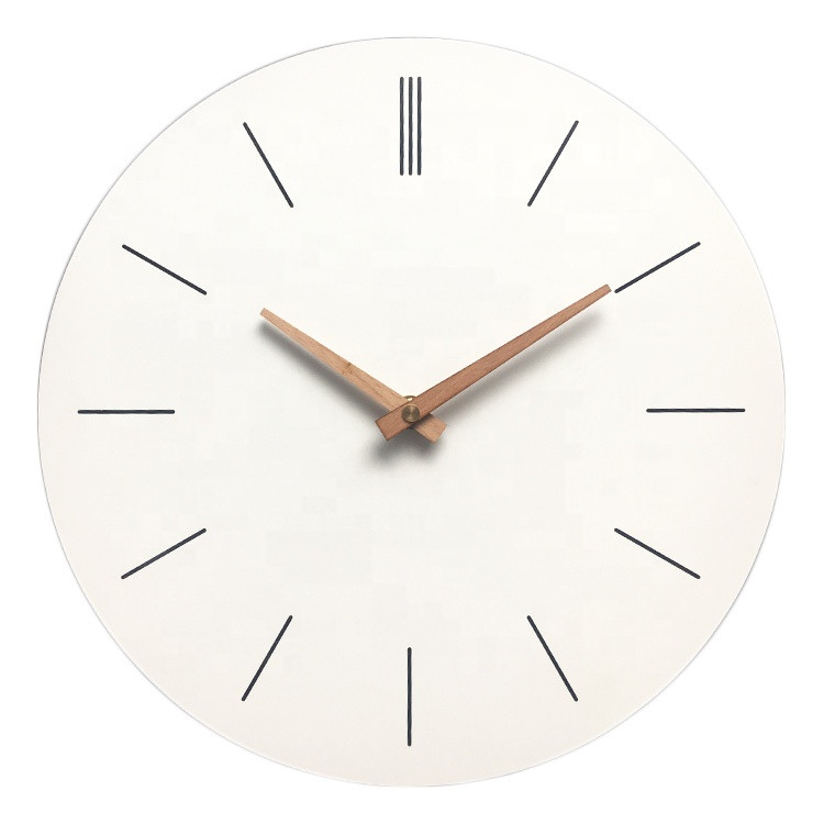 Buy Wood White Wall Clock from Zhangzhou Heyday Clock And Watch Co ...