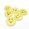 Wooden pieces for children hair accessories DIY sun-shaped different expressions pieces of wood