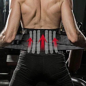 Working lumbar belt waist support lower back brace for back pain