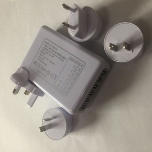 worldwide portable Universal travel adapter/adaptor/charger with 6 USB output