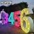 Import WOWORK waterproof double rim LED large light up letters love background props for wedding events with APP controlling RGBW  bulb from China
