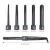Import X22-0001 5 in 1 Curling Wand Set with 5 Interchangeable Hair Curlers from China