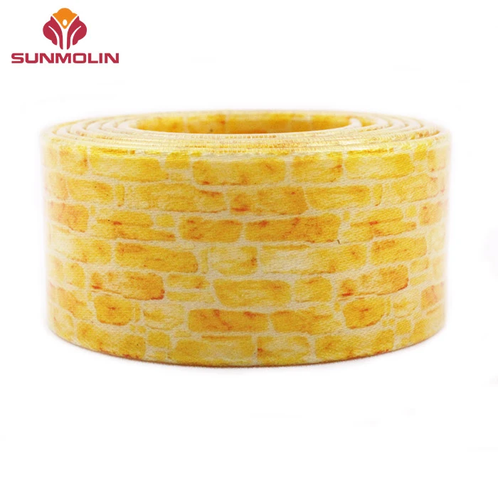 Yellow elegant waterproof TPU / PVC coated nylon webbing
