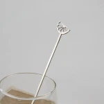 YX761 New Arrival Hot Selling Food Grade Drink Stirrer Sets Unique Bar Accessories Lemon Stainless Steel Stir Stick