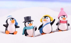 zoocraft winter collectibles figurine promotion list PVC penguins miniature animal figures