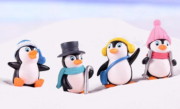 zoocraft winter collectibles figurine promotion list PVC penguins miniature animal figures