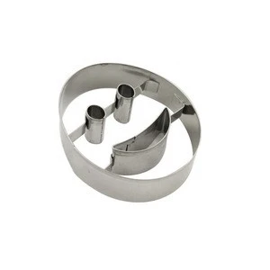 ZY-G1188 Hot sell bakeware 2 different shapes stainless steel funny cookie cutters