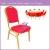 Import ZY00030 wedding furtinure metal red wholesale hotel banquet dining chair from China