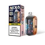 NEXA Ultra 50K Strawberry Banana Lithuania 20mL 800mAh 50mg 0.9ohm Dual Mesh 3D Screen Type C Wholesale Price