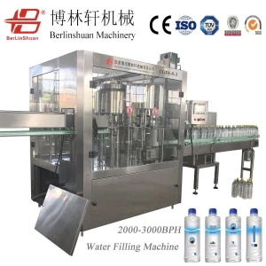 2000-3000BPH PET bottle water filling machine