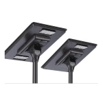 Hurricane resistance solar street lights