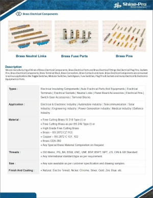 Brass Electrical Components