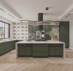 High-quality plywood RTA kitchen and bath cabinets, vanities, and closets built to North American standards