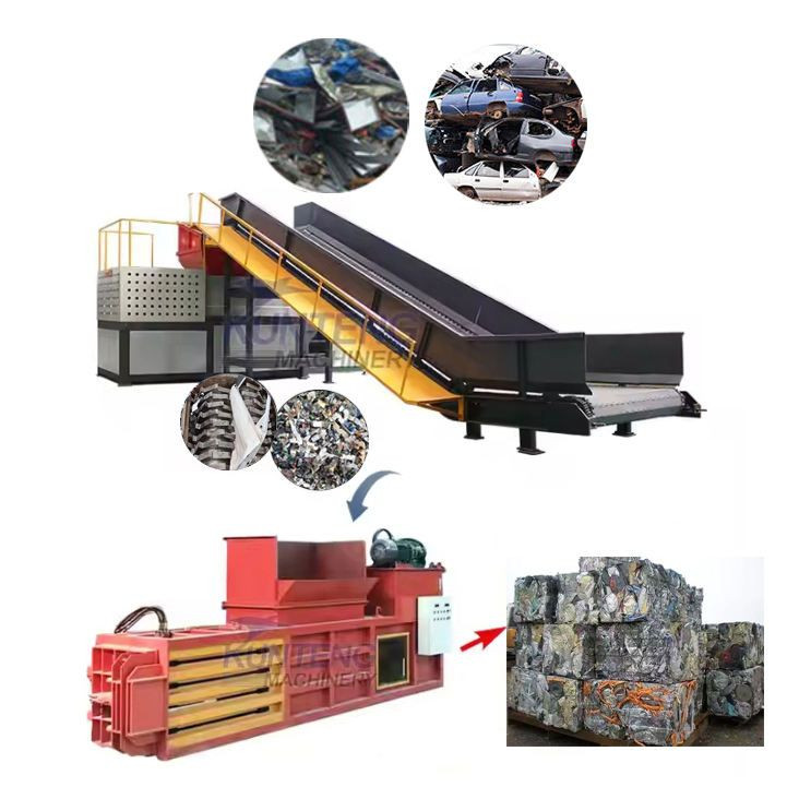 Buy Hydraulic Car Shredder Compactor Car Crushing Plant And Scrap Metal ...