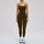 Import Women Spaghetti Strap U-Neck Sports Tank Top & High Waist Stretch Yoga Leggings 2 Piece Fitness Workout Outfit Set from China