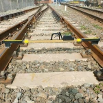 Railroad digital track gauge for railway maintenance
