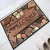 Import non-slip printed floor mat with pvc back from China